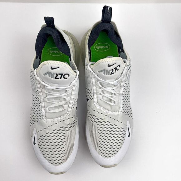 Nike Air Max 270 Shoes Mens Size 13 White Black Running Sneakers AH8050-100